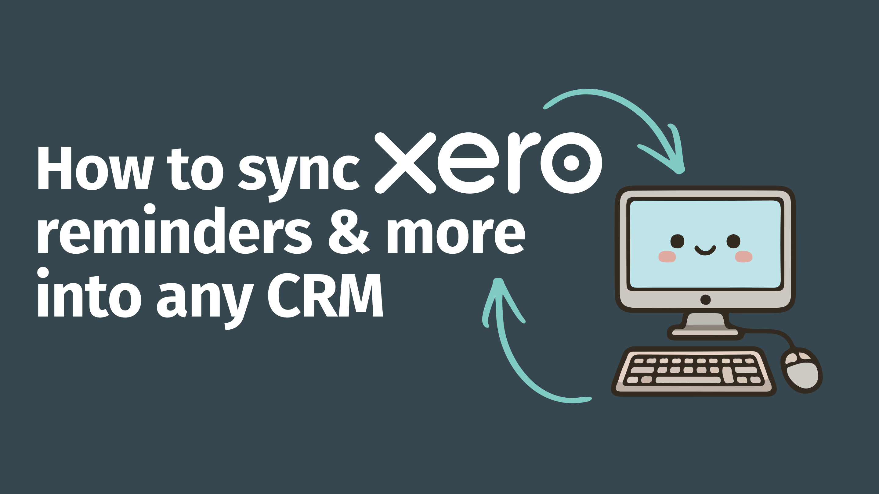 Overdue Xero reminder emails flowing from Paidnice into a CRM contact timeline