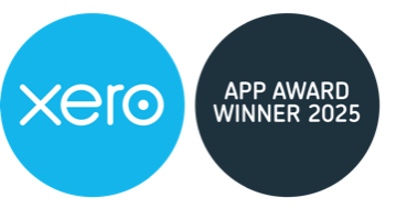 Xero App Award Winner 2025 badge